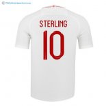 Maillot Angleterre Domicile Sterling 2018 Blanc Pas Cher