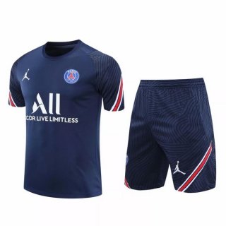 Entrainement Paris Saint Germain Ensemble Complet 2020 2021 Bleu Marine Pas Cher