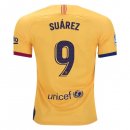 Maillot Barcelona NO.9 Suarez Exterieur 2019 2020 Jaune Pas Cher