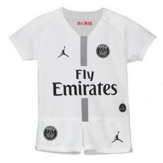 JORDAN Maillot Paris Saint Germain Third 2ª Enfant 2018 2019 Blanc Pas Cher