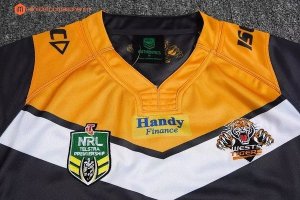 Maillot Rugby Wests Tigers NRL Domicile 2016 2017 Pas Cher