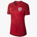 Maillot Angleterre Exterieur Femme 2019 Rouge Pas Cher