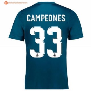 Maillot Real Madrid Third Campeones 2017 2018 Pas Cher