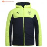 Veste Arsenal 2017 2018 Down Noir Vert Pas Cher