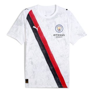 Thailande Maillot Manchester City KidSuper 2025 2026 Blanc Thailande Maillot Manchester City KidSuper 2025 2026 Blanc