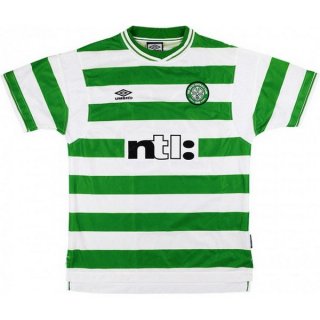 Maillot Celtic Domicile Retro 1999 2001 Vert Pas Cher