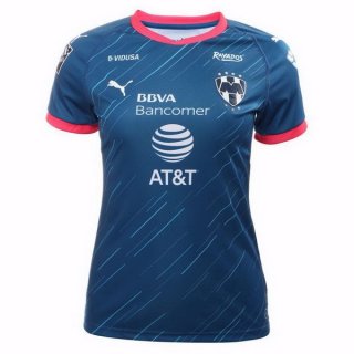 Maillot Monterrey Exterieur Femme 2018 2019 Bleu Pas Cher