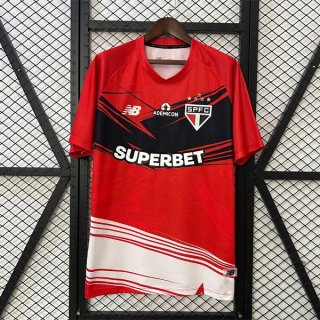 Thailande Maillot Sao Paulo Pre-Match 2025 2026 Rouge Thailande Maillot Sao Paulo Pre-Match 2025 2026 Rouge
