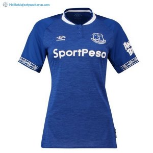 Maillot Everton Domicile Femme 2018 2019 Bleu Pas Cher