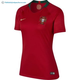 Maillot Portugal Domicile Femme 2018 Rouge Pas Cher