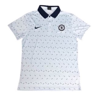 Polo Chelsea 2020 2021 Blanc Pas Cher Polo Chelsea 2020 2021 Blanc Pas Cher