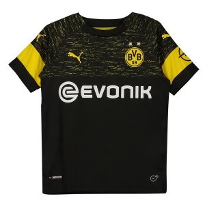 Maillot Borussia Dortmund Exterieur Enfant 2018 2019 Noir Pas Cher