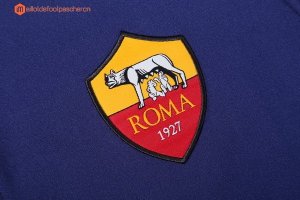 Survetement AS Roma 2017 2018 Bleu Marine Rouge Pas Cher