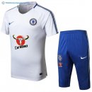 Entrainement Chelsea Conjunto Completo 2017 2018 Blanc Pas Cher