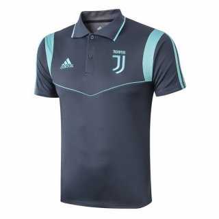Polo Juventus 2019 2020 Gris Bleu Pas Cher Polo Juventus 2019 2020 Gris Bleu Pas Cher