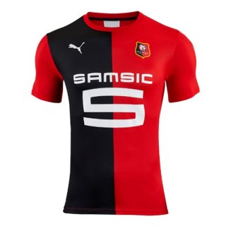 Maillot Stade Rennais Domicile 2019 2020 Noir Rouge Pas Cher