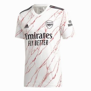 Thailande Maillot Arsenal Exterieur 2020 2021 Blanc Pas Cher