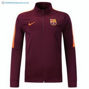 Veste Barcelona 2017 2018 Marron Pas Cher