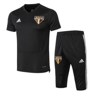 Maillot São Paulo Entrainement Ensemble Complet 2018 2019 Noir Pas Cher Maillot São Paulo Entrainement Ensemble Complet 2018 2019 Noir Pas Cher