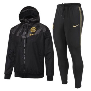 Coupe Vent Inter Milan Ensemble Complet 2019 2020 Noir Coupe Vent Inter Milan Ensemble Complet 2019 2020 Noir