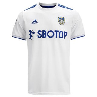 Thailande Maillot Leeds United Domicile 2020 2021 Blanc Pas Cher