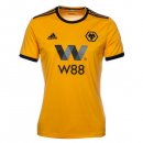 Maillot Wolves Domicile 2018 2019 Jaune Pas Cher