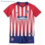 Maillot Atletico Madrid Domicile Enfant 2018 2019 Marine Rouge Pas Cher