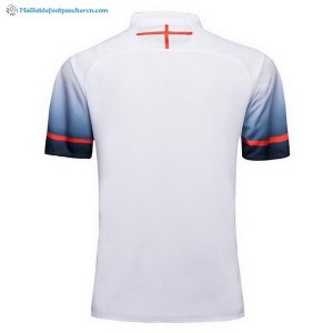 Maillot Rugby Angleterre Domicile 2017 2018 Blanc Pas Cher