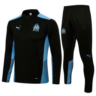 Training Top Marseille 2022 Noir Bleu Training Top Marseille 2022 Noir Bleu