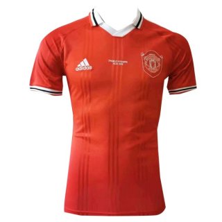 Polo Manchester United 2019 2020 Rouge Blanc Pas Cher Polo Manchester United 2019 2020 Rouge Blanc Pas Cher