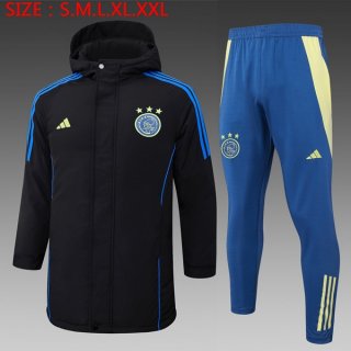 Doudoune Ajax Ensemble Complet 2024 2025 Noir Doudoune Ajax Ensemble Complet 2024 2025 Noir