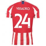 Thailande Maillot Atlético de Madrid NO.24 Vrsaljko 2019 2020 Rouge