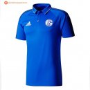 Polo Schalke 04 2017 2018 Bleu Pas Cher