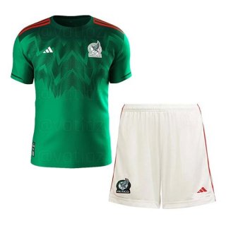 Maillot Mexique Domicile Enfant 2022 Bleu Maillot Mexique Domicile Enfant 2022 Bleu