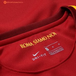 Maillot AS Roma Domicile Totti 10 2017 2018 Pas Cher