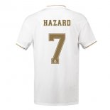 Maillot Real Madrid NO.7 Hazard Domicile 2019 2020 Blanc Pas Cher