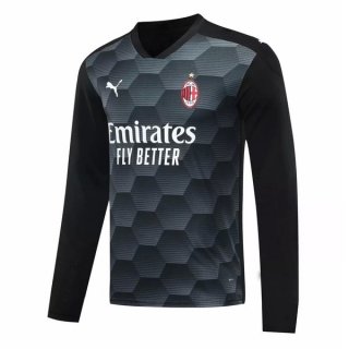 Maillot AC Milan Exterieur ML Gardien 2020 2021 Noir Pas Cher Maillot AC Milan Exterieur ML Gardien 2020 2021 Noir Pas Cher