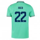 Maillot Real Madrid NO.22 Isco Third 2019 2020 Vert Pas Cher