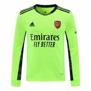 Maillot Arsenal Exterieur ML Gardien 2020 2021 Vert Pas Cher