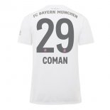 Maillot Bayern Munich NO.29 Coman Exterieur 2019 2020 Blanc Pas Cher