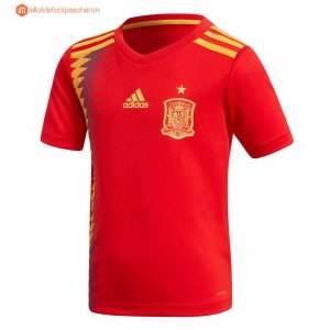 Maillot Espagne Enfant Domicile 2018 Pas Cher