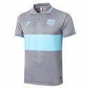 Polo Barcelona 2020 2021 Gris Bleu Pas Cher