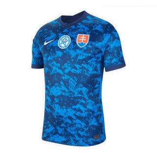 Thailande Maillot Slovaquie Domicile 2020 Bleu Pas Cher