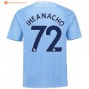 Maillot Manchester City Domicile Iheanacho 2017 2018 Pas Cher