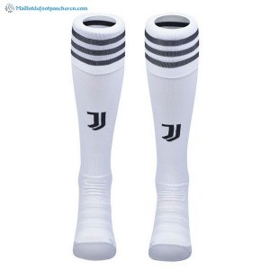 Chaussette Juventus Domicile 2018 2019 Blanc Pas Cher