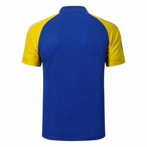 Polo Boca Juniors 2021 2022 Bleu Jaune Pas Cher