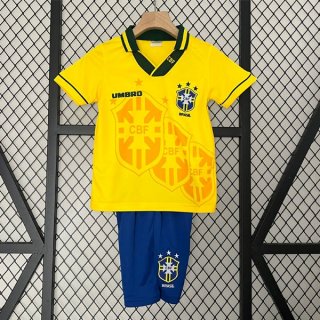 Maillot Brésil Domicile Retro Enfant 1993 1994 Maillot Brésil Domicile Retro Enfant 1993 1994