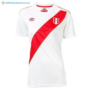 Maillot Pérou Domicile Femme 2018 Blanc Pas Cher Maillot Pérou Domicile Femme 2018 Blanc Pas Cher