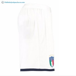 Pantalon Italie Exterieur 2018 Blanc Pas Cher