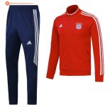 Survetement Bayern Munich 2017 2018 Rouge Blanc Bleu Pas Cher